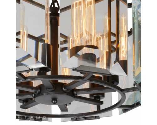 Купить Подвесная люстра iLamp 6108-500BK| VIVID-LIGHT.RU