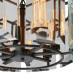 Купить Подвесная люстра iLamp 6108-500BK| VIVID-LIGHT.RU