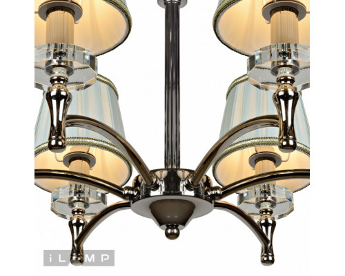 Сделать заказ Подвесная люстра iLamp 82336/6 CR| VIVID-LIGHT.RU