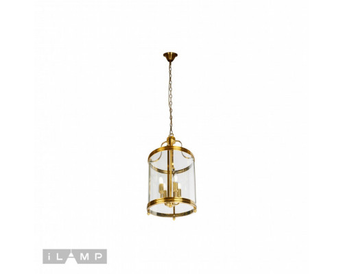 Заказать Подвесная люстра iLamp 8946-4 GLD| VIVID-LIGHT.RU