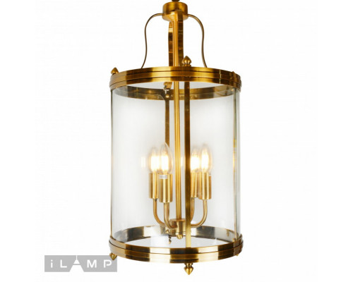 Заказать Подвесная люстра iLamp 8946-4 GLD| VIVID-LIGHT.RU