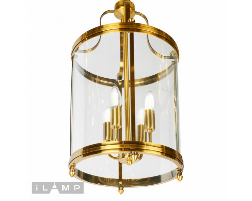 Заказать Подвесная люстра iLamp 8946-4 GLD| VIVID-LIGHT.RU
