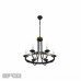 Купить Подвесная люстра iLamp 10190-6P BK| VIVID-LIGHT.RU