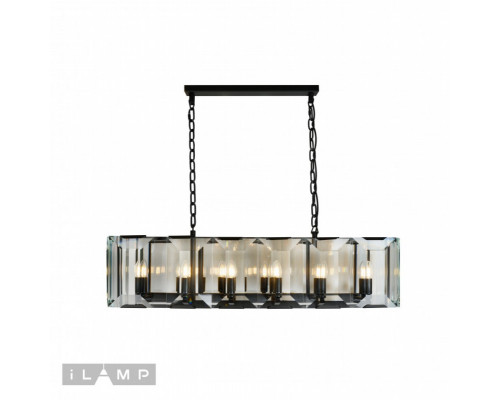 Оформить заказ Подвесная люстра iLamp 6109L-100 BK| VIVID-LIGHT.RU