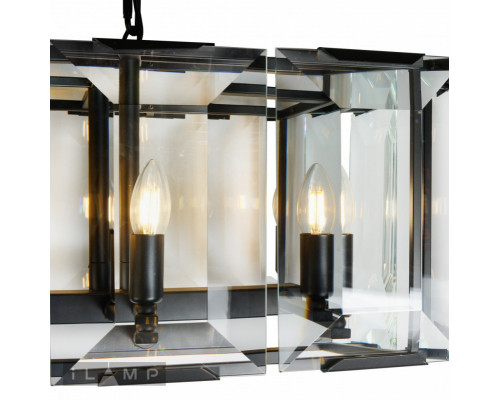 Оформить заказ Подвесная люстра iLamp 6109L-100 BK| VIVID-LIGHT.RU