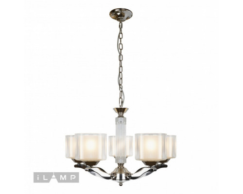 Заказать Подвесная люстра iLamp 88265/5 CR| VIVID-LIGHT.RU