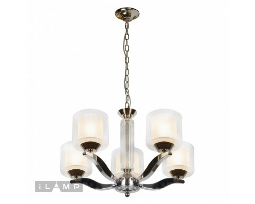 Заказать Подвесная люстра iLamp 88265/5 CR| VIVID-LIGHT.RU