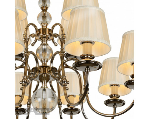 Сделать заказ Подвесная люстра iLamp P2510-8+4 nic| VIVID-LIGHT.RU