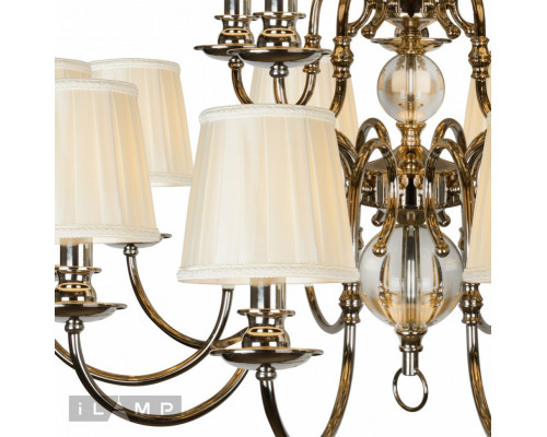 Заказать Подвесная люстра iLamp P2510-10+5 nic| VIVID-LIGHT.RU