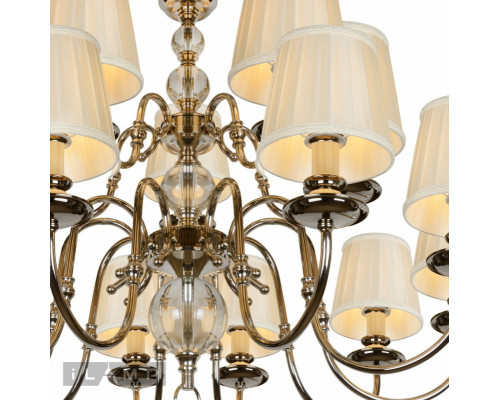 Заказать Подвесная люстра iLamp P2510-10+5 nic| VIVID-LIGHT.RU