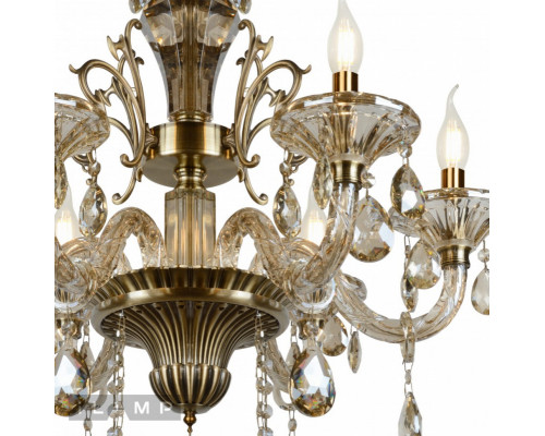 Оформить заказ Подвесная люстра iLamp 61079-6 BR| VIVID-LIGHT.RU