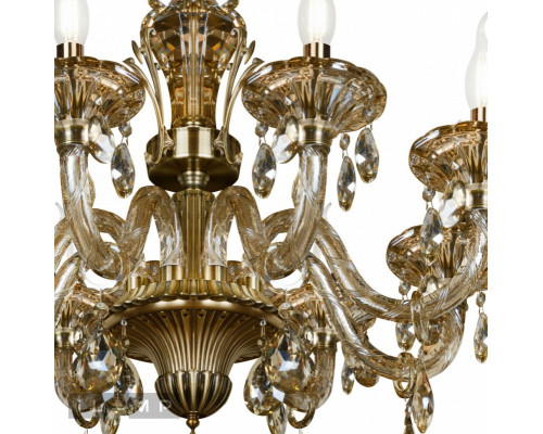 Заказать Подвесная люстра iLamp 61079-8 BR| VIVID-LIGHT.RU