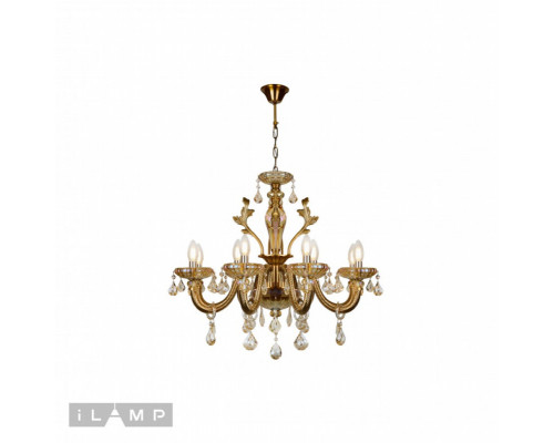 Сделать заказ Подвесная люстра iLamp 81069-8 BR| VIVID-LIGHT.RU