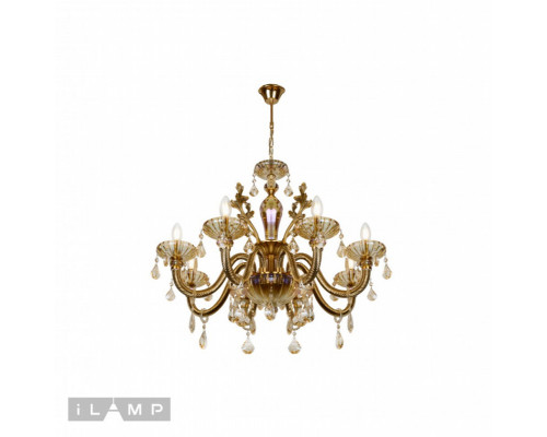 Сделать заказ Подвесная люстра iLamp 81069-8 BR| VIVID-LIGHT.RU