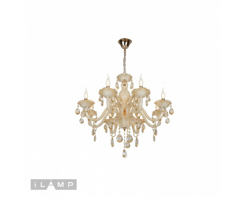 Заказать Подвесная люстра iLamp 81072-8 WH| VIVID-LIGHT.RU