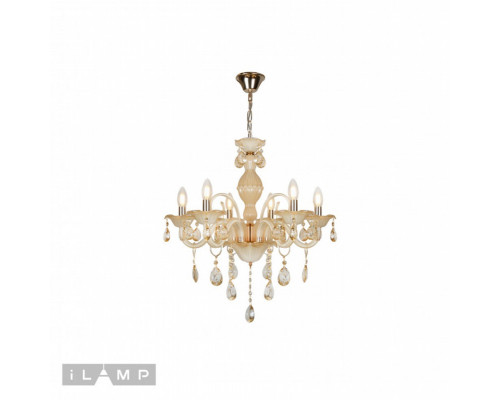 Сделать заказ Подвесная люстра iLamp 81072-6 WH| VIVID-LIGHT.RU