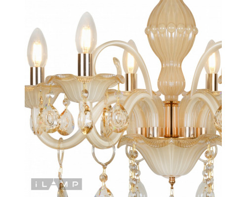 Сделать заказ Подвесная люстра iLamp 81072-6 WH| VIVID-LIGHT.RU