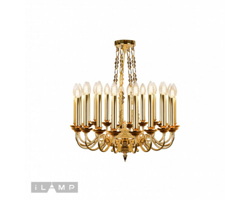 Сделать заказ Подвесная люстра iLamp MD8551-20 GD| VIVID-LIGHT.RU