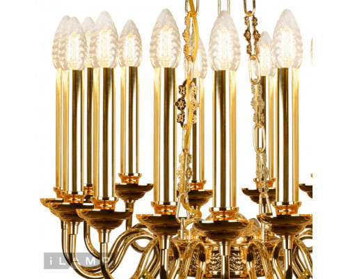 Заказать Подвесная люстра iLamp MD8551-15 GD| VIVID-LIGHT.RU