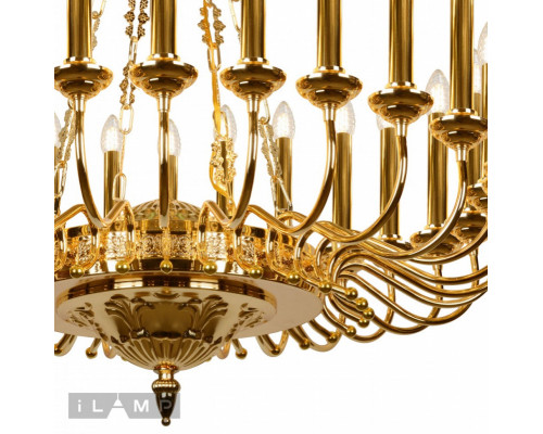 Оформить заказ Подвесная люстра iLamp MD8551-30 GD| VIVID-LIGHT.RU