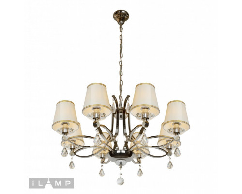 Оформить заказ Подвесная люстра iLamp P7505-8 nic| VIVID-LIGHT.RU