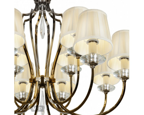 Заказать Подвесная люстра iLamp P2508-8+4 nic| VIVID-LIGHT.RU