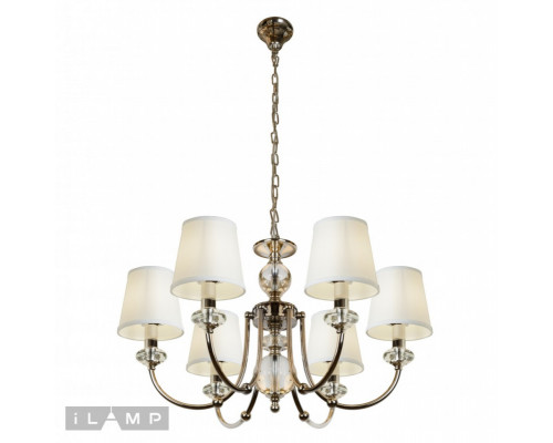 Купить Подвесная люстра iLamp P2344-6 nic| VIVID-LIGHT.RU