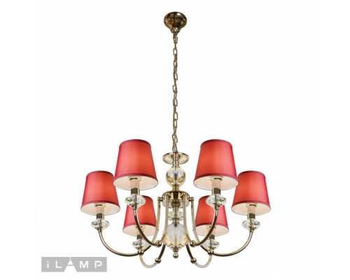 Купить Подвесная люстра iLamp P2344-6 nic| VIVID-LIGHT.RU