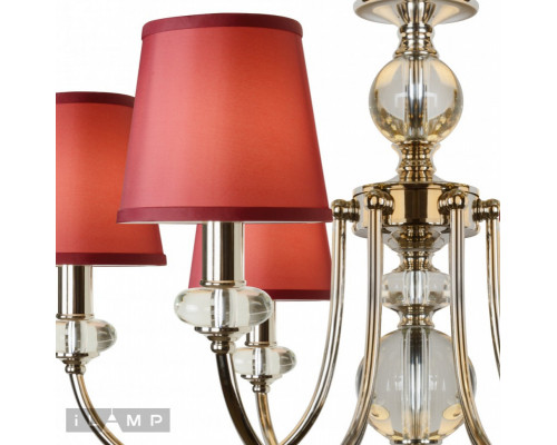 Купить Подвесная люстра iLamp P2344-6 nic| VIVID-LIGHT.RU