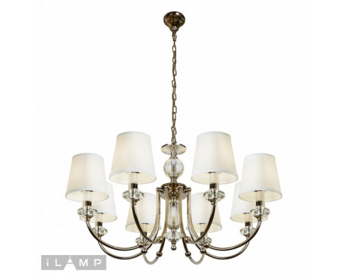Оформить заказ Подвесная люстра iLamp P2344-8 nic| VIVID-LIGHT.RU