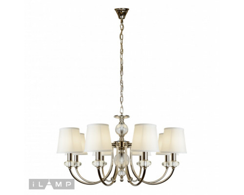 Оформить заказ Подвесная люстра iLamp P2344-8 nic| VIVID-LIGHT.RU