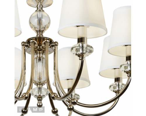 Оформить заказ Подвесная люстра iLamp P2344-8 nic| VIVID-LIGHT.RU