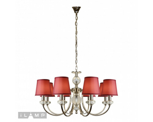 Оформить заказ Подвесная люстра iLamp P2344-8 nic| VIVID-LIGHT.RU