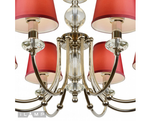 Оформить заказ Подвесная люстра iLamp P2344-8 nic| VIVID-LIGHT.RU