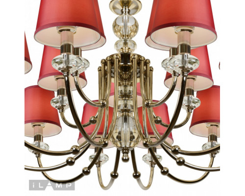 Заказать Подвесная люстра iLamp P2344-10+5 nic| VIVID-LIGHT.RU