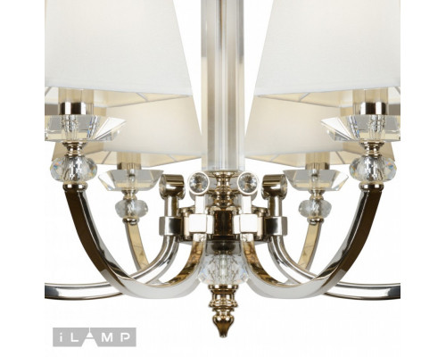 Заказать Подвесная люстра iLamp P9404-8 nic| VIVID-LIGHT.RU