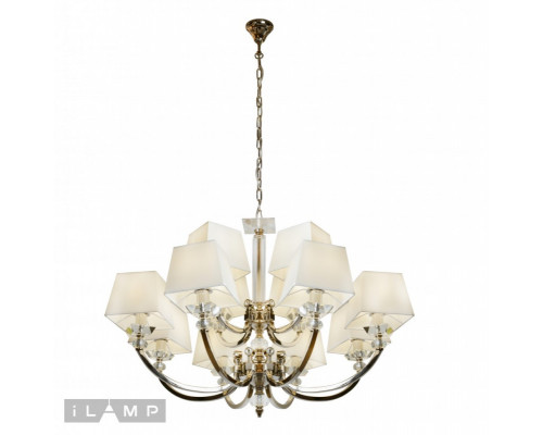 Купить Подвесная люстра iLamp P9404-8+4 nic| VIVID-LIGHT.RU