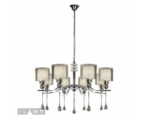 Оформить заказ Подвесная люстра iLamp 70291-8 CR| VIVID-LIGHT.RU