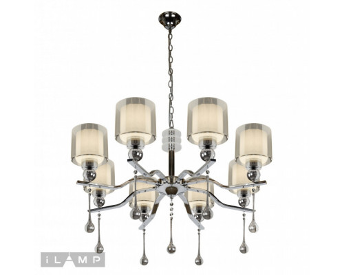 Оформить заказ Подвесная люстра iLamp 70291-8 CR| VIVID-LIGHT.RU