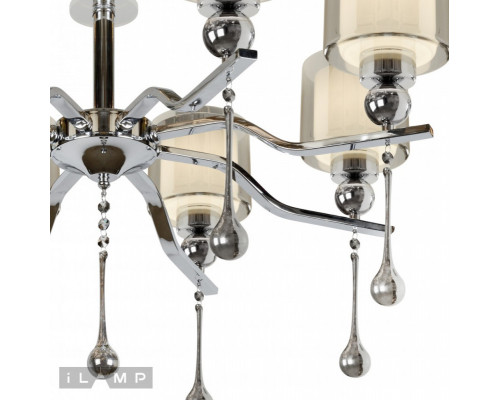 Оформить заказ Подвесная люстра iLamp 70291-8 CR| VIVID-LIGHT.RU