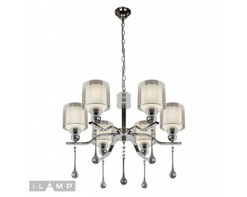 Купить Подвесная люстра iLamp 70291-6 CR| VIVID-LIGHT.RU