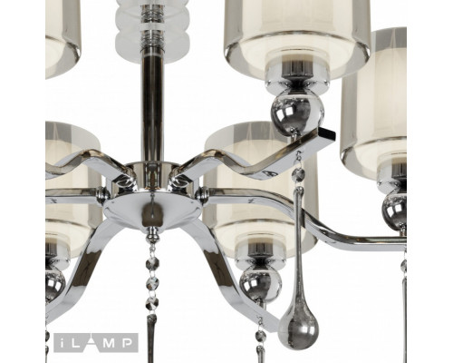 Купить Подвесная люстра iLamp 70291-6 CR| VIVID-LIGHT.RU