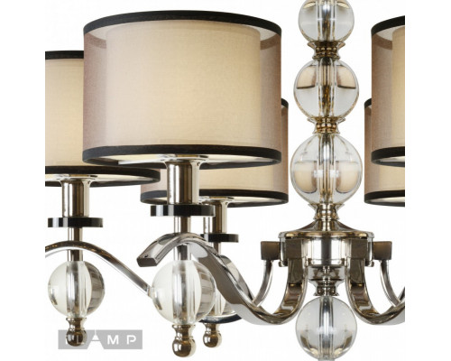 Купить Подвесная люстра iLamp P2335-6 nic| VIVID-LIGHT.RU