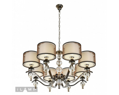 Сделать заказ Подвесная люстра iLamp P2335-8 nic| VIVID-LIGHT.RU