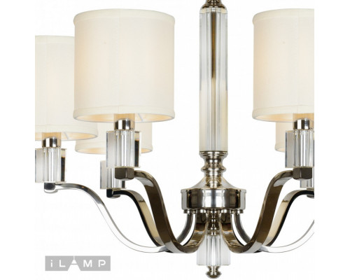 Заказать Подвесная люстра iLamp P2337-6 nic| VIVID-LIGHT.RU