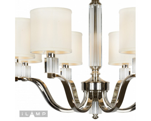 Заказать Подвесная люстра iLamp P2337-8 nic| VIVID-LIGHT.RU