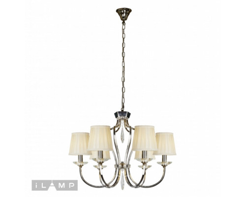Оформить заказ Подвесная люстра iLamp P2508-6 nic| VIVID-LIGHT.RU
