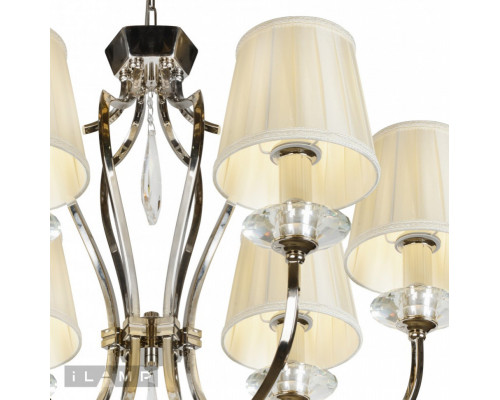 Оформить заказ Подвесная люстра iLamp P2508-6 nic| VIVID-LIGHT.RU