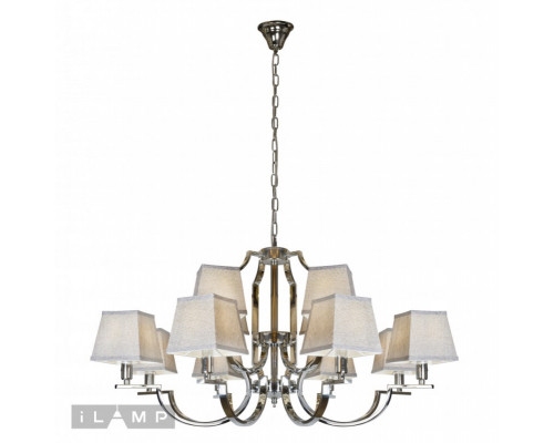 Купить Подвесная люстра iLamp 6943-8+4 CR| VIVID-LIGHT.RU