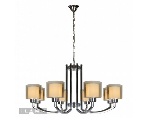 Купить Подвесная люстра iLamp 70271-8 CR| VIVID-LIGHT.RU